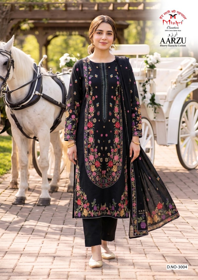Aarzu Vol 3 By Mishri Cotton Readymade Pakistani Suits 